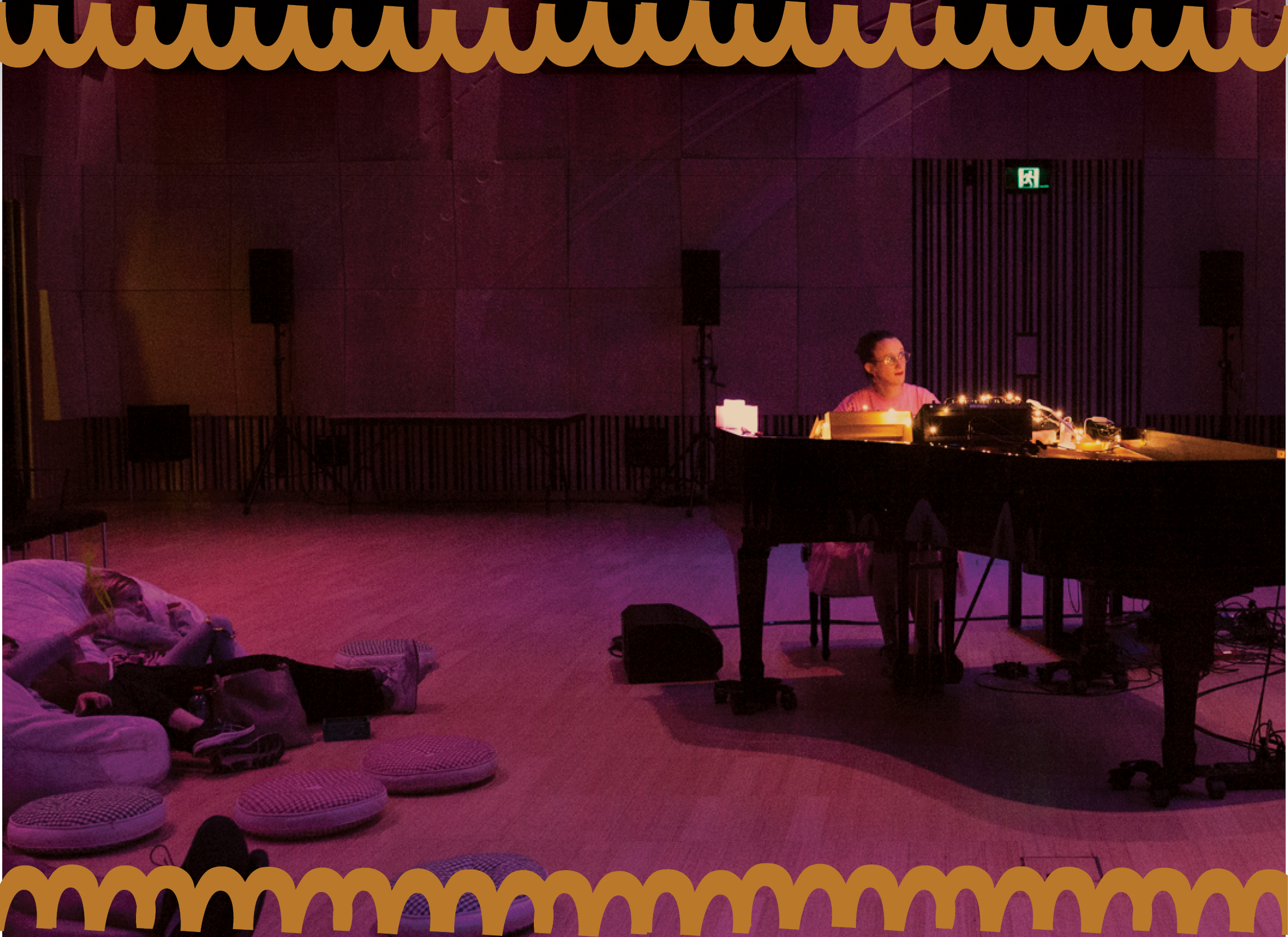 Nat Bartsch playing the piano