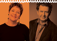 comedians Francis Greenslade and Andrea Powell